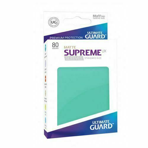 Ultimate Guard Supreme 80 ct Sleeves Standard Turquoise
