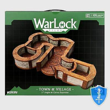 Warlock Tiles: Town & Village - 1" Angles & Curves Expansion