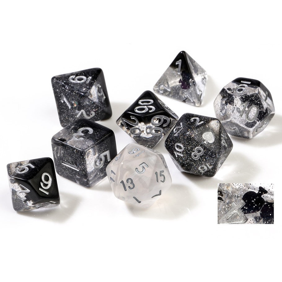 Sirius Dice: Spades Translucent RPG Set