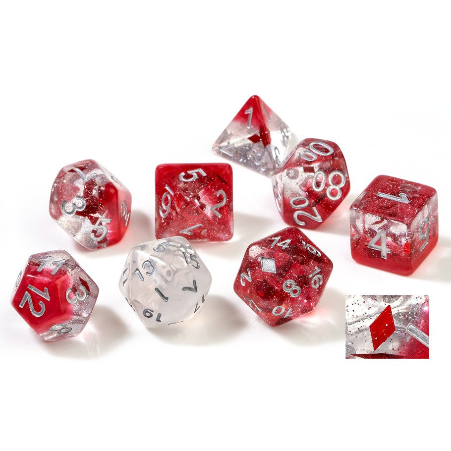 Sirius Dice: Diamonds Translucent RPG Set