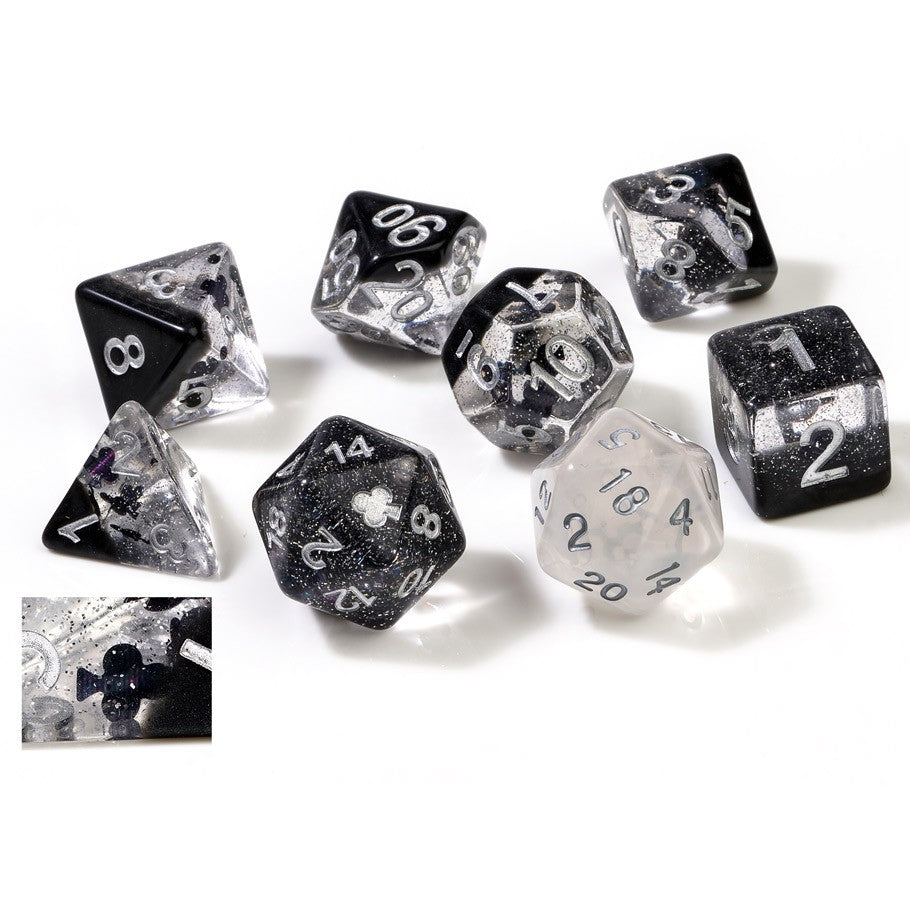 Sirius Dice: Clubs Translucent RPG Set