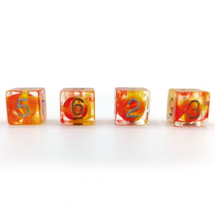Sirius Dice: Fireball D6 Set
