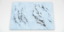 6'x4' Game Mat: Ice Floe / Frozen Tundra [1" Grid]