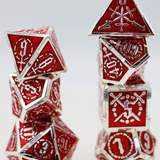 Sword of Hearts RPG Metal Dice Set