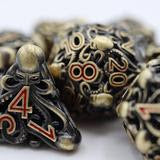 Mind Eater Hollow RPG Dice Set - Bronze