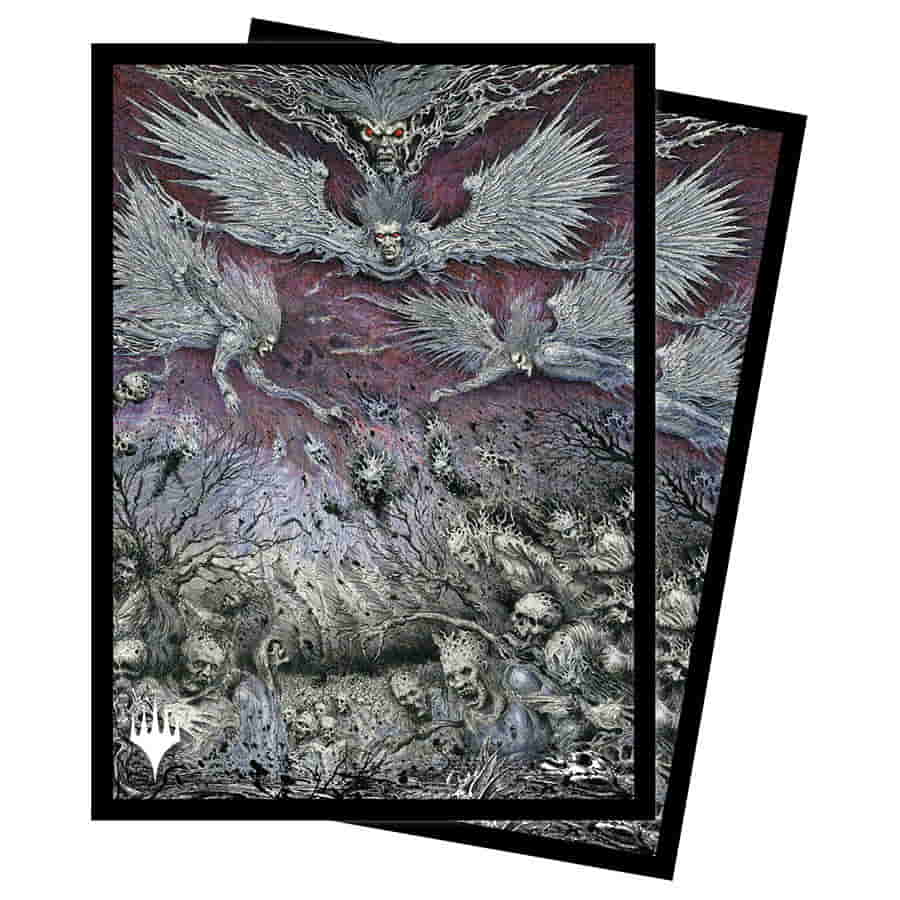 MTG Double Masters 2022 100ct Art Sleeves: Damnation