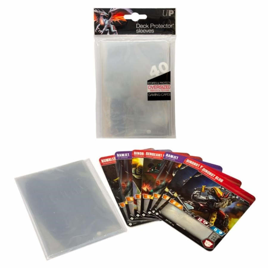 UltraPro Oversized Toploading Sleeves - Clear 40ct