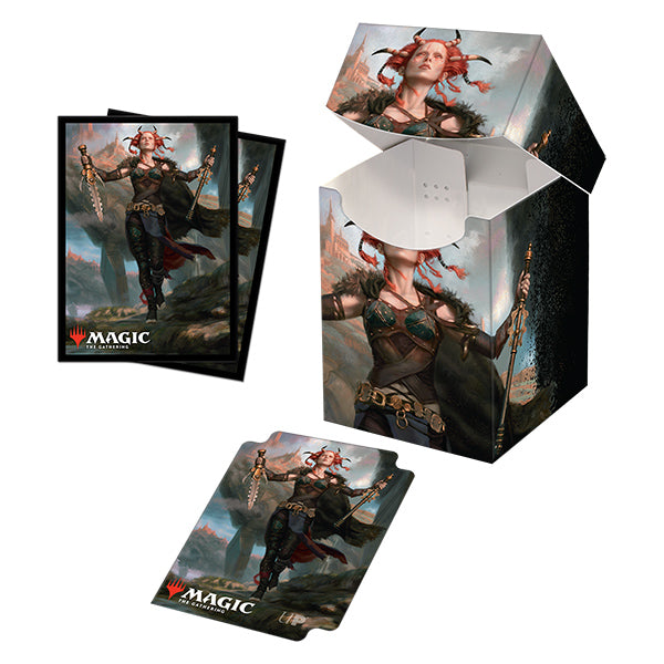 UltraPro Commander Legends Combo Deckbox & 100ct Sleeves - Jeska, Thrice Reborn