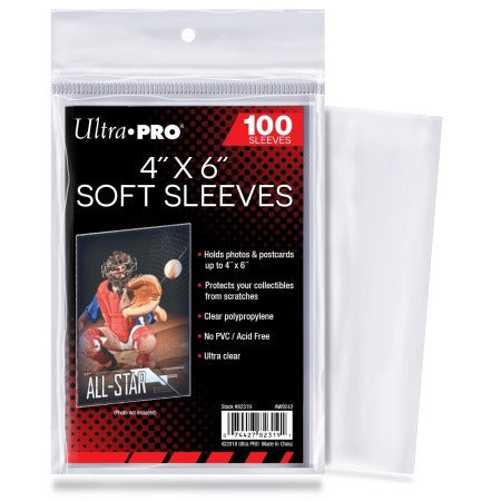 Ultra Pro: Soft Sleeves - 4" x 6"