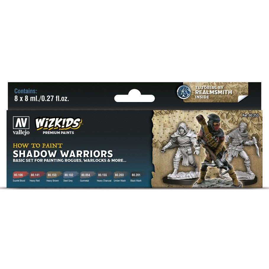 Vallejo-Wizkids Paints Set: Shadow Warriors