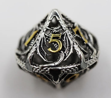 Voracious Dragon Hollow Metal RPG Dice Set