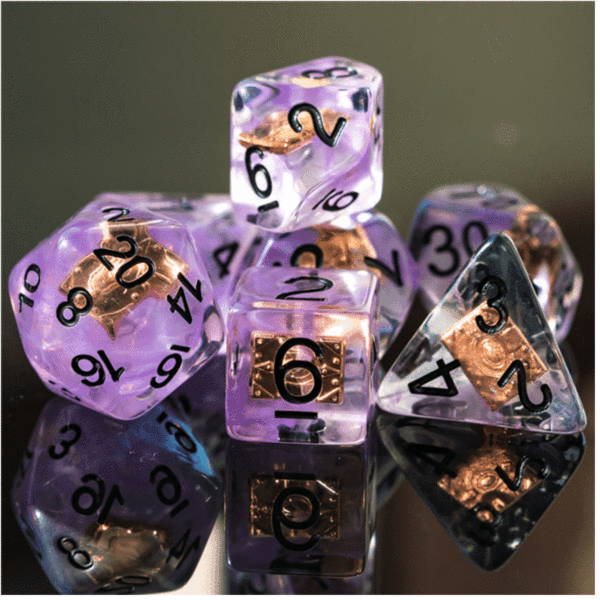 Warlock's Eldrich Tome Class RPG Dice Set