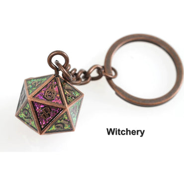 Fob of Fate D20 Keychain: Witchery