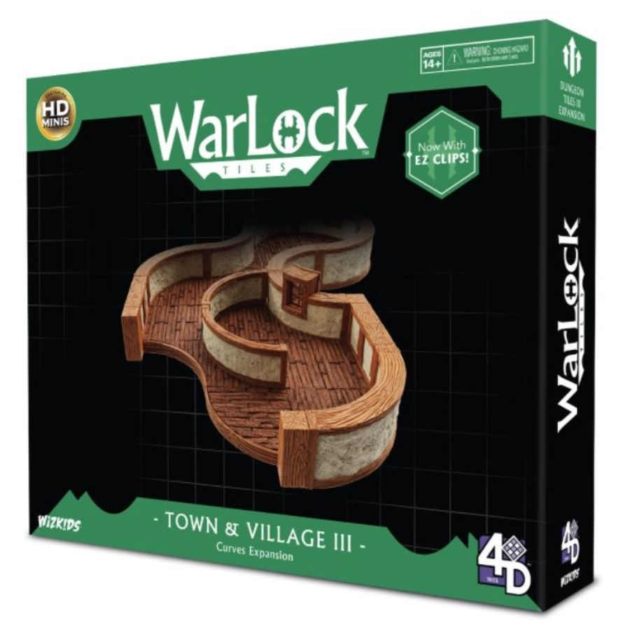 Warlock Tiles: Town & Village 3 - Curves Expansion
