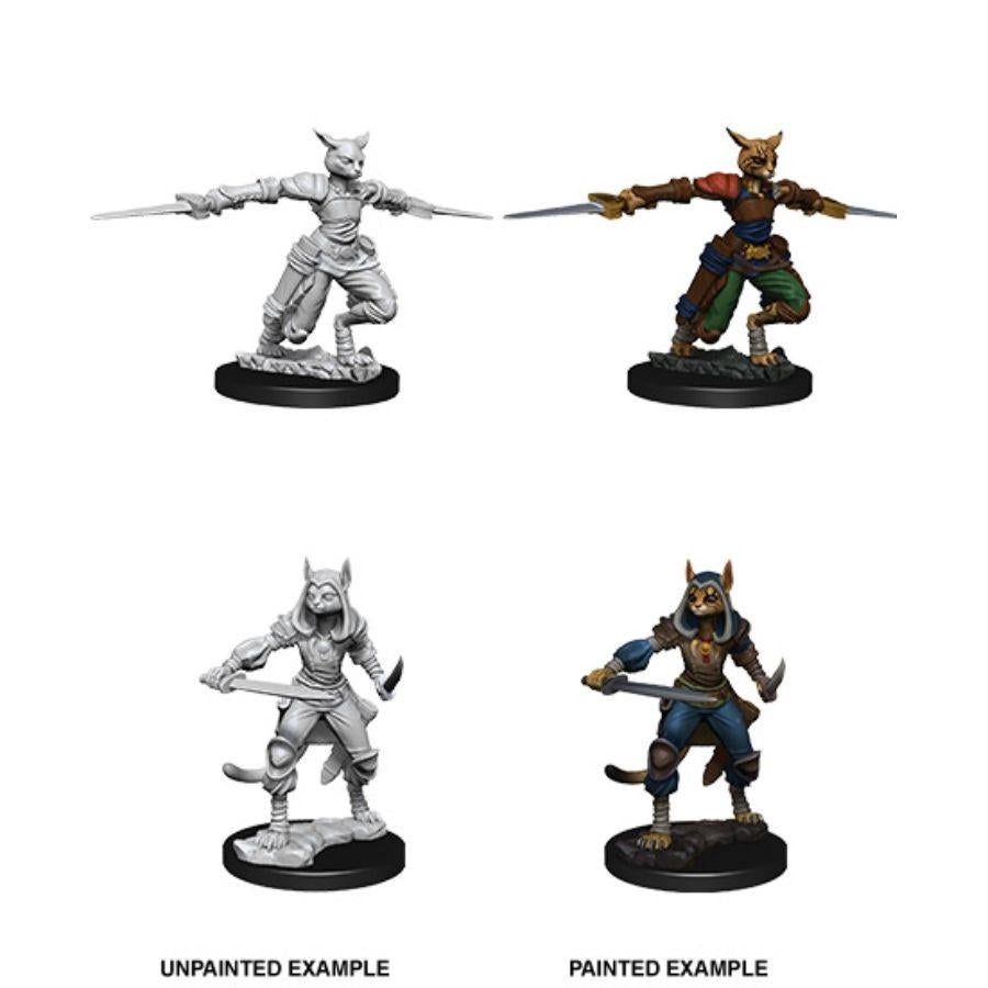 D&D Mini (W09): Female Tabaxi Rogue