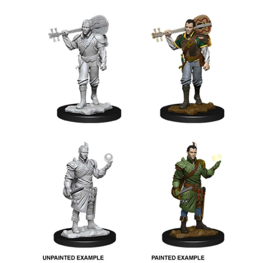 D&D Mini (W12): Male Half-Elf Bard