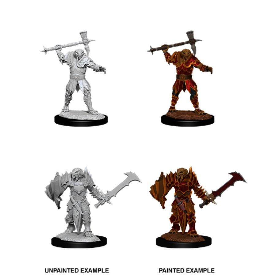 D&D Mini (W12): Male Dragonborn Paladin