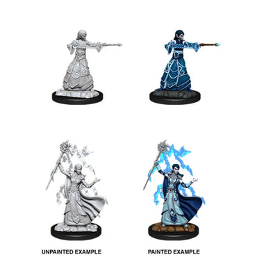 D&D Mini (W12): Female Elf Wizard