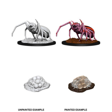 D&D Mini (W12): Giant Spider & Egg Clutch