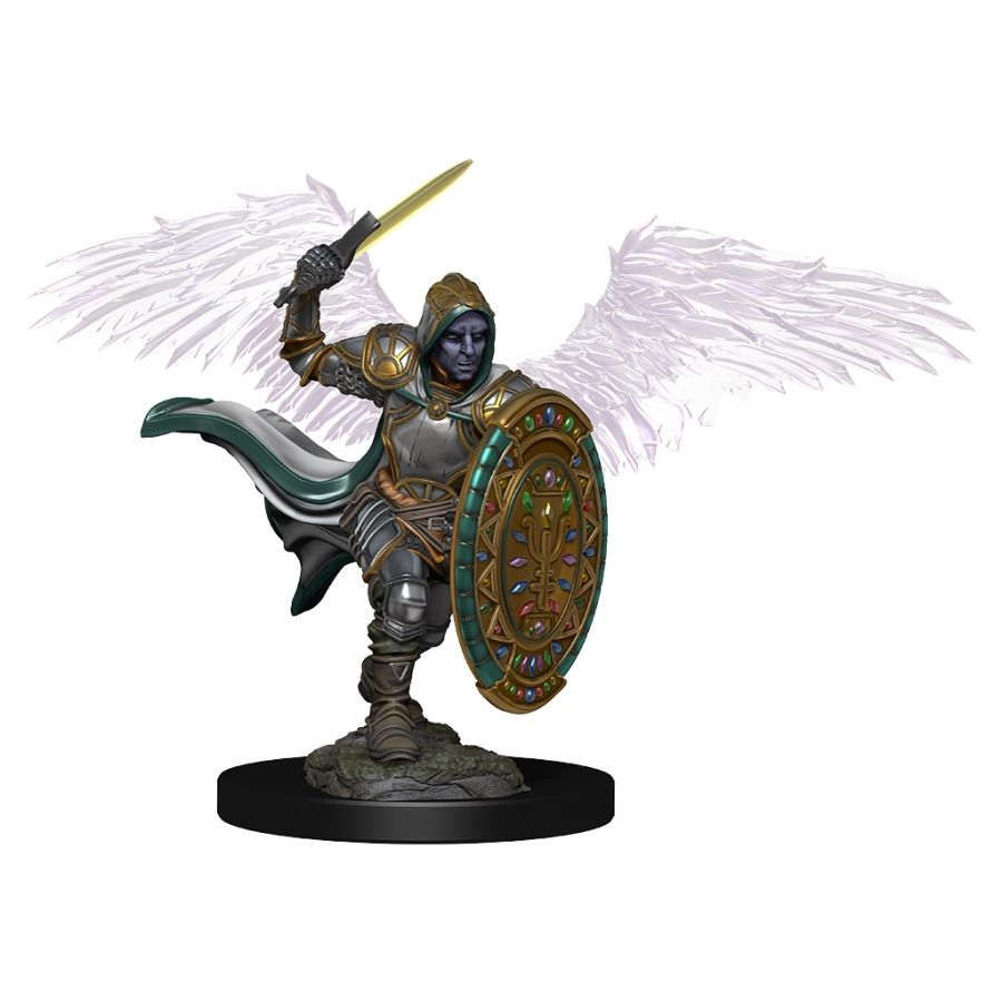 D&D Painted Mini (W02): Male Aasimar Paladin