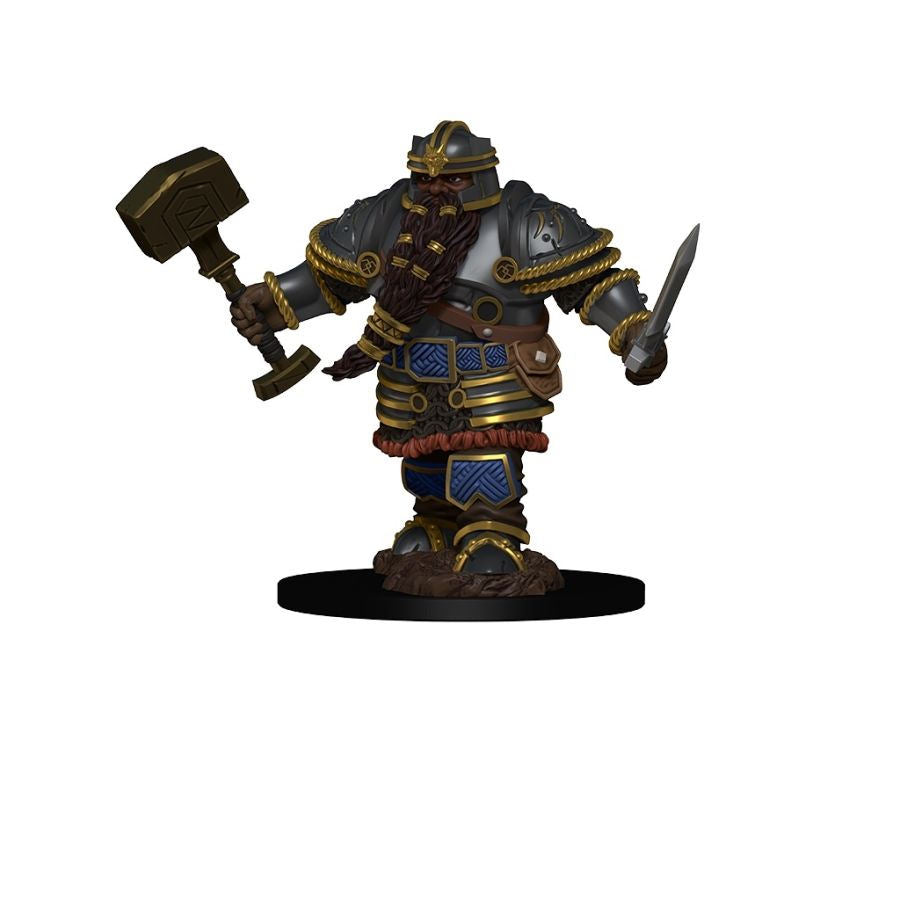 D&D Painted Mini (W2): Male Dwarf Fighter