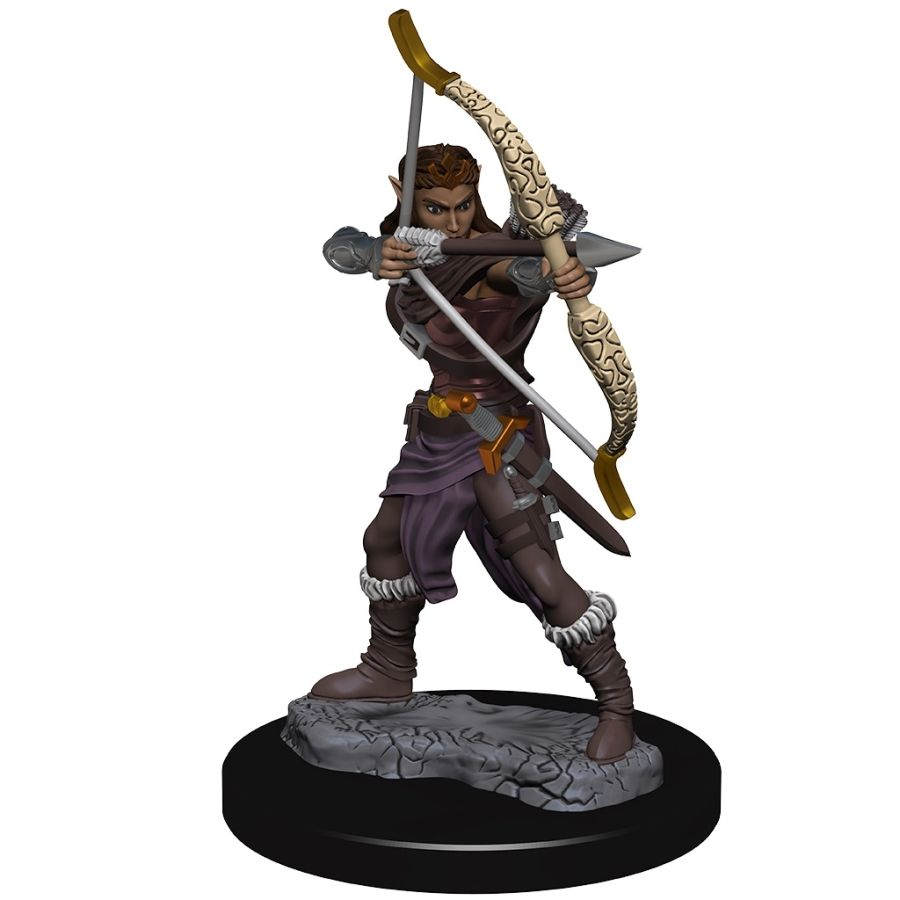 D&D Painted Mini (W2): Female Elf Ranger