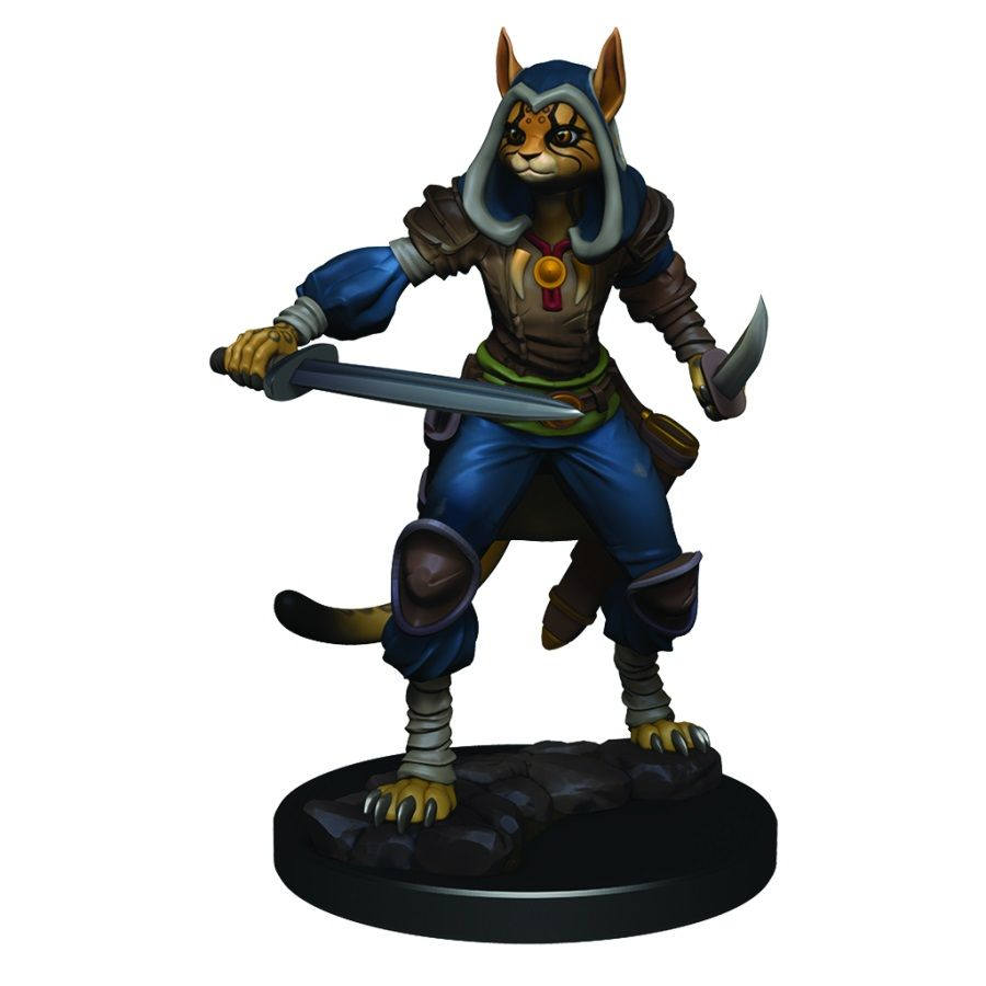 D&D Premium Painted Mini: Female Tabaxi Rogue