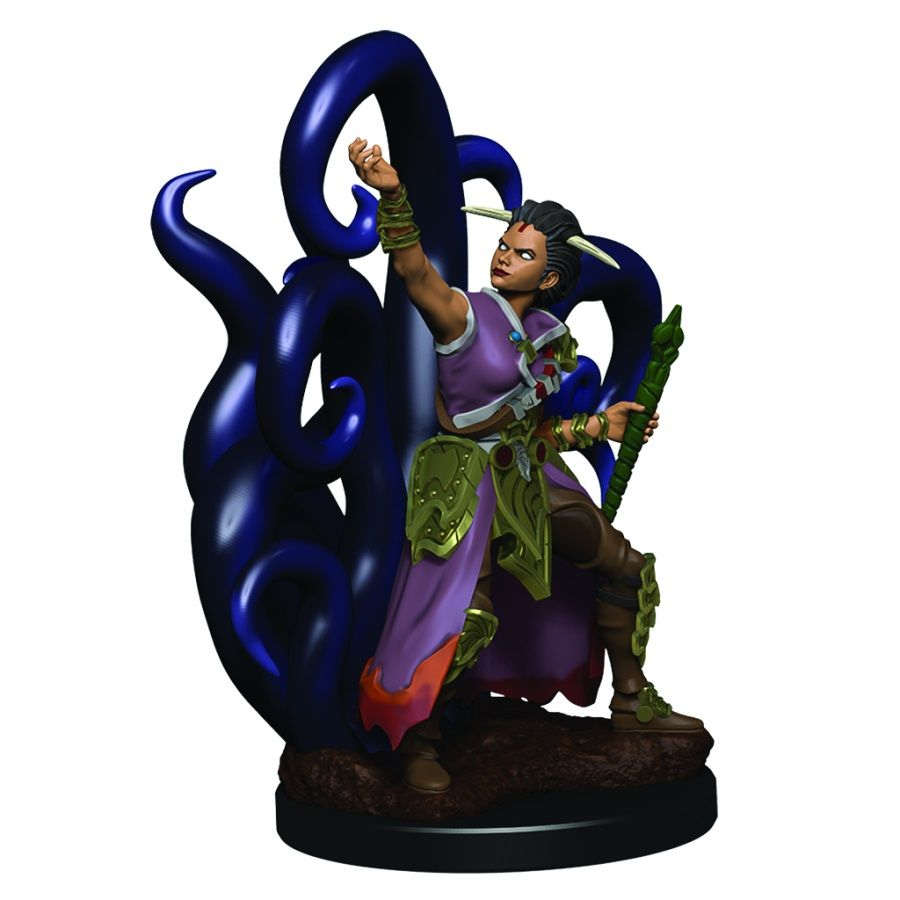 D&D Premium Painted Mini: Female Human Warlock