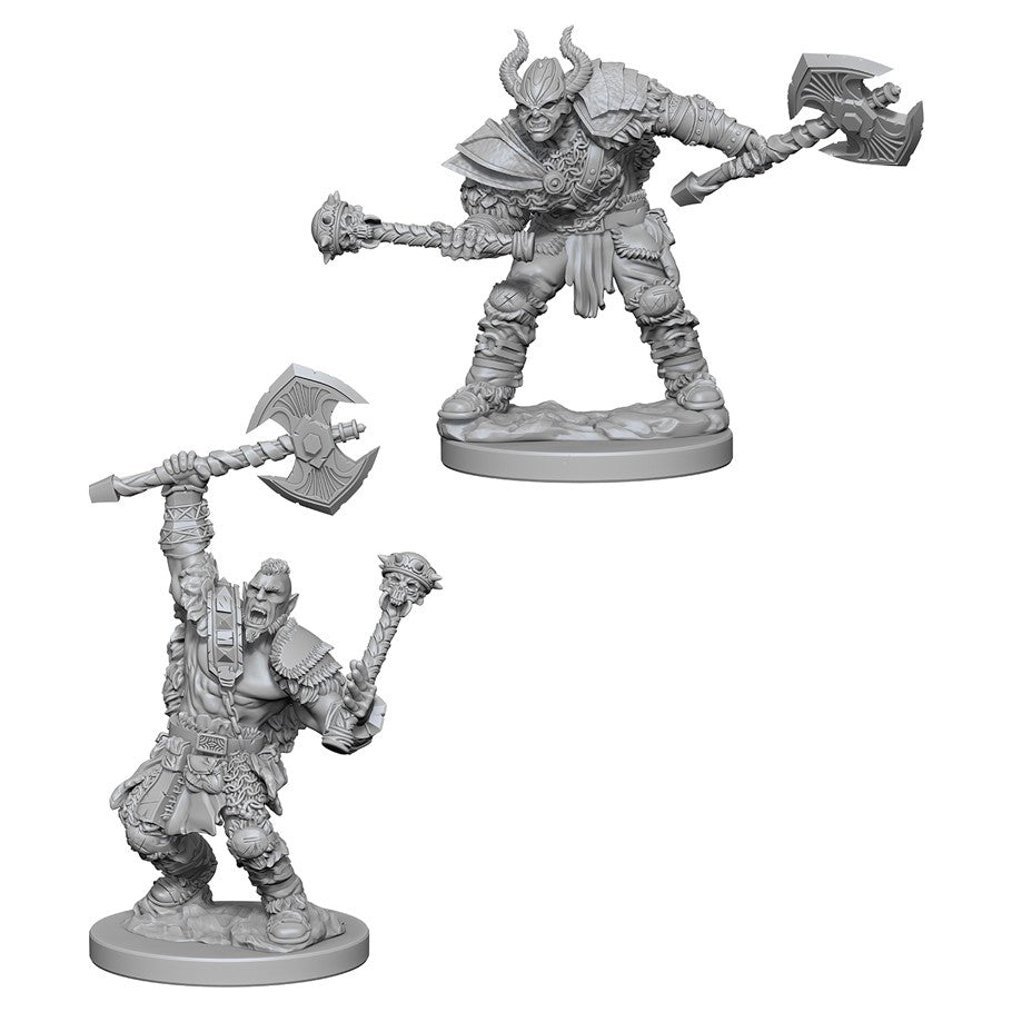 Pathfinder Mini (W03): Male Half-Orc Barbarian