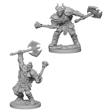 Pathfinder Mini (W03): Male Half-Orc Barbarian