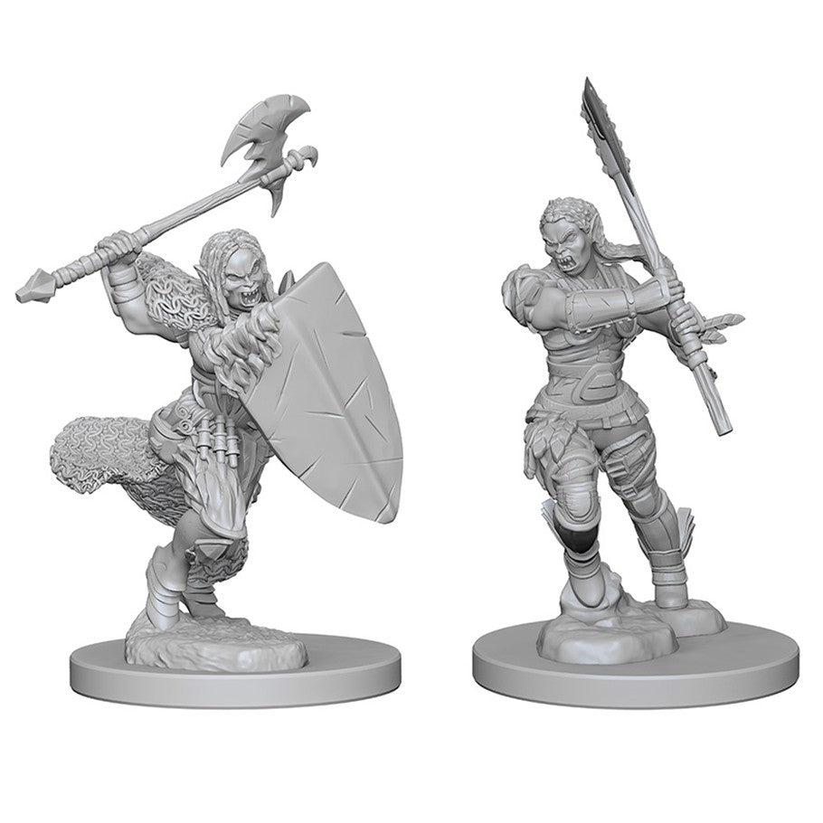 Pathfinder Mini (W01): Female Half-Orc Barbarian