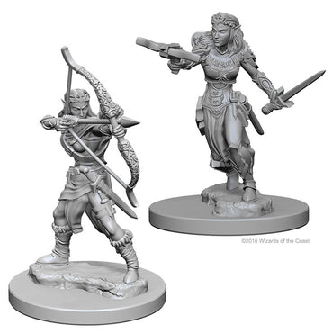 D&D Nolzur's Female Elf Ranger Mini (W1)