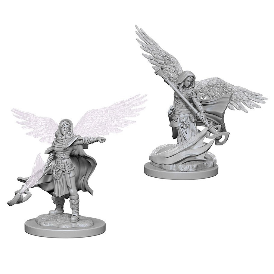 D&D Mini (W04): Female Aasimar Wizard