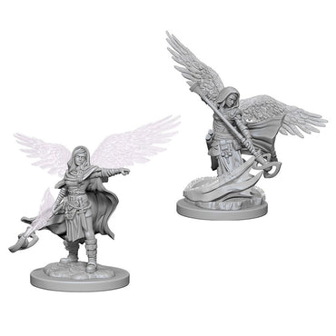 D&D Mini (W04): Female Aasimar Wizard