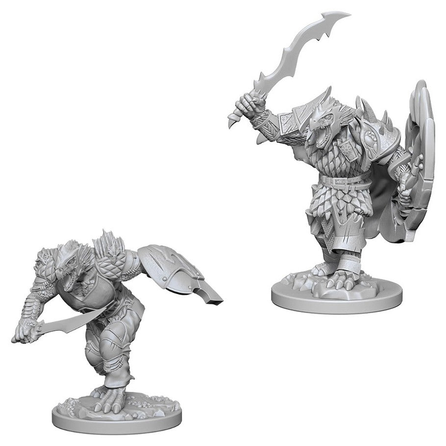 D&D Mini (W04): Male Dragonborn Fighter