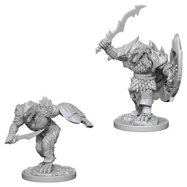 D&D Mini (W04): Male Dragonborn Fighter