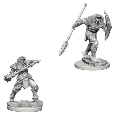 D&D Mini (W05): Male Dragonborn Fighter