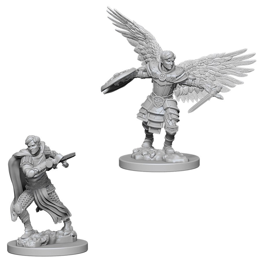 D&D Mini (W06): Male Aasimar Fighter