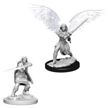 D&D Mini (W06): Female Aasimar Fighter