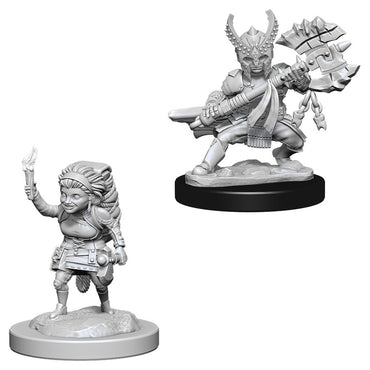 D&D Mini (W06): Female Halfling Fighter