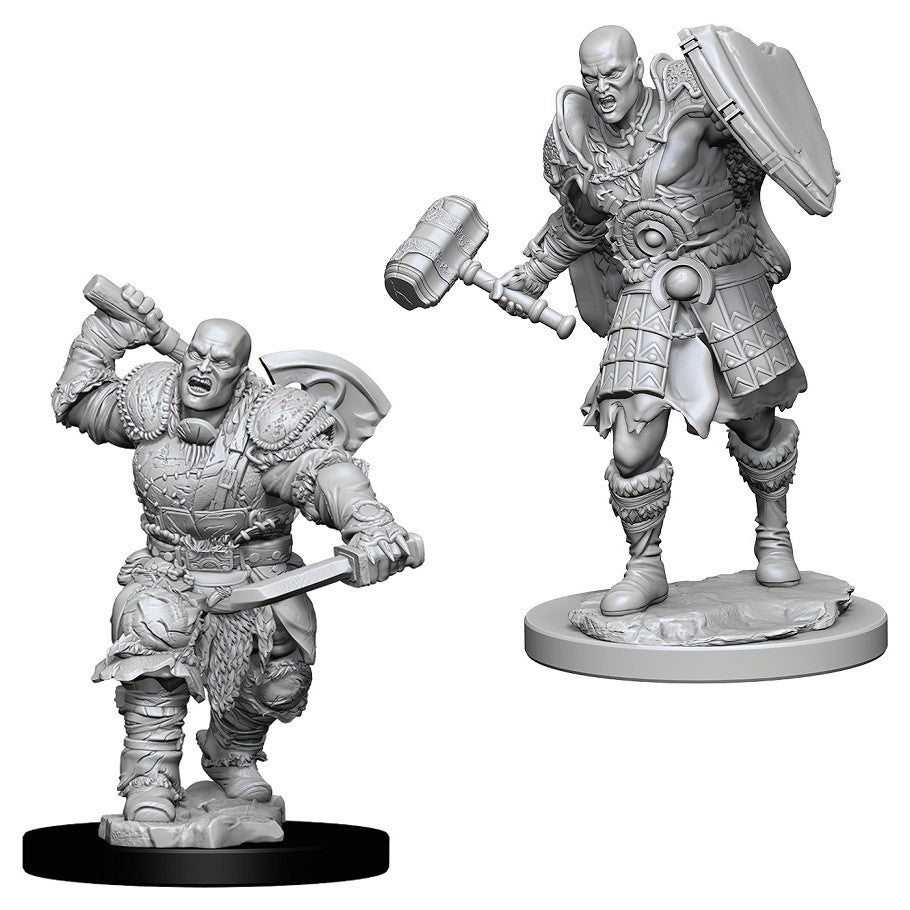 D&D Mini (W07): Male Goliath Fighter