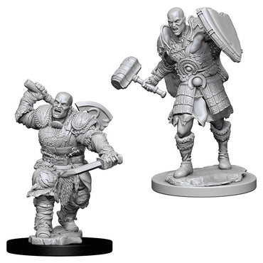 D&D Mini (W07): Male Goliath Fighter