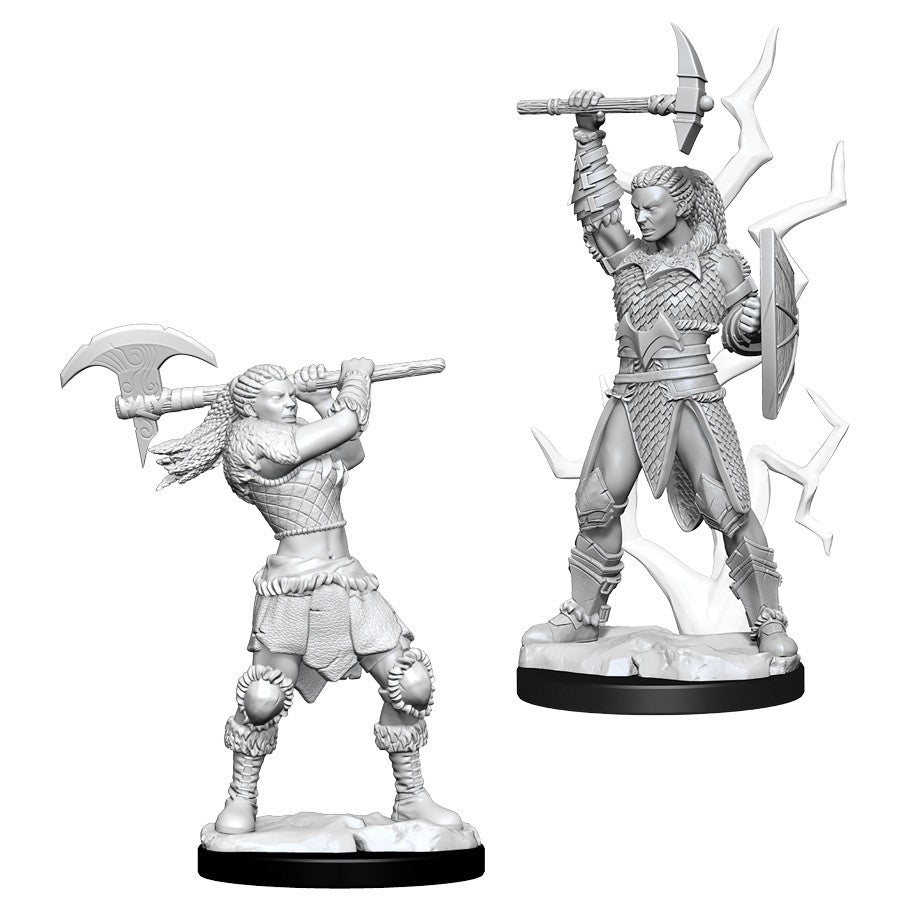 D&D Mini (W10): Female Goliath Barbarian