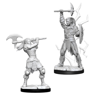 D&D Mini (W10): Female Goliath Barbarian