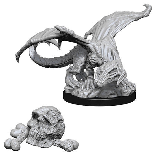 D&D Mini (W10): Black Dragon Wyrmling