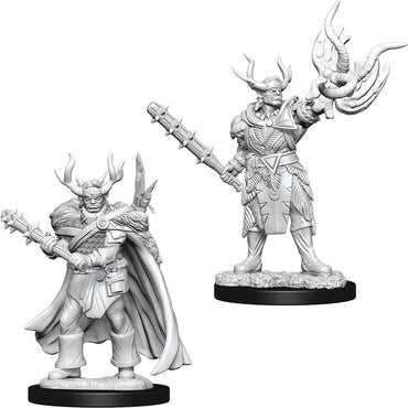 PF Deep Cuts Male Half-Orc Druid Mini