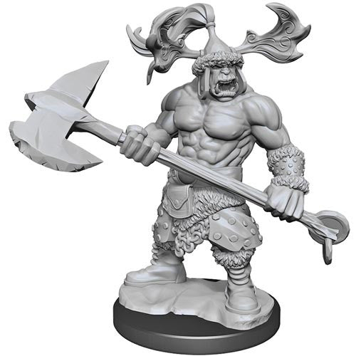 D&D Frameworks Mini (W01): Male Orc Barbarian