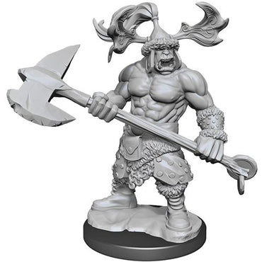 D&D Frameworks Mini (W01): Male Orc Barbarian