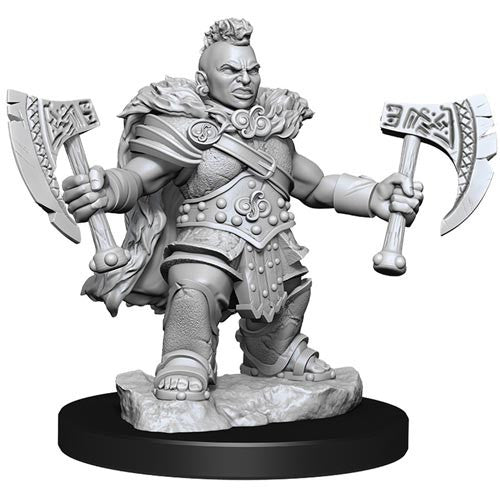 D&D Frameworks Mini (W01): Female Dwarf Barbarian