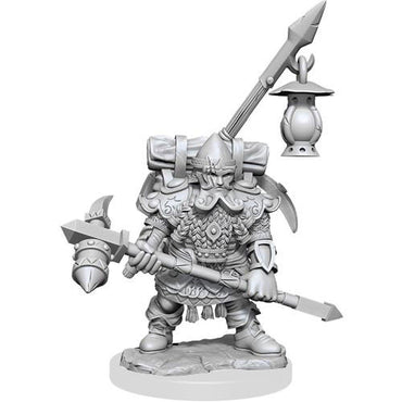 D&D Frameworks Mini (W01): Male Dwarf Fighter